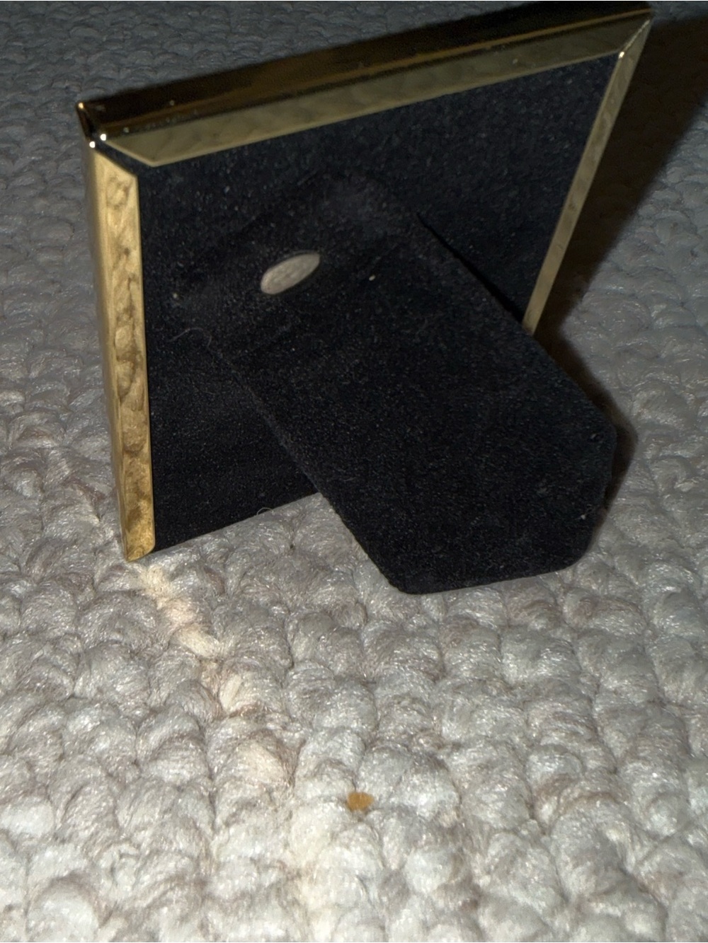 Brass 2.5"x1.75" Picture Frame with Easel Back - Picture 3 of 4